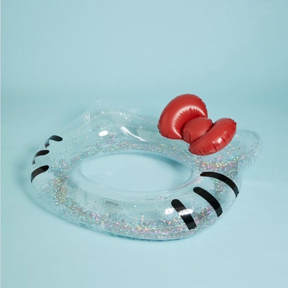 Hello Kitty Glitter Jumbo Pool Float For 6 Age+ And Adult
